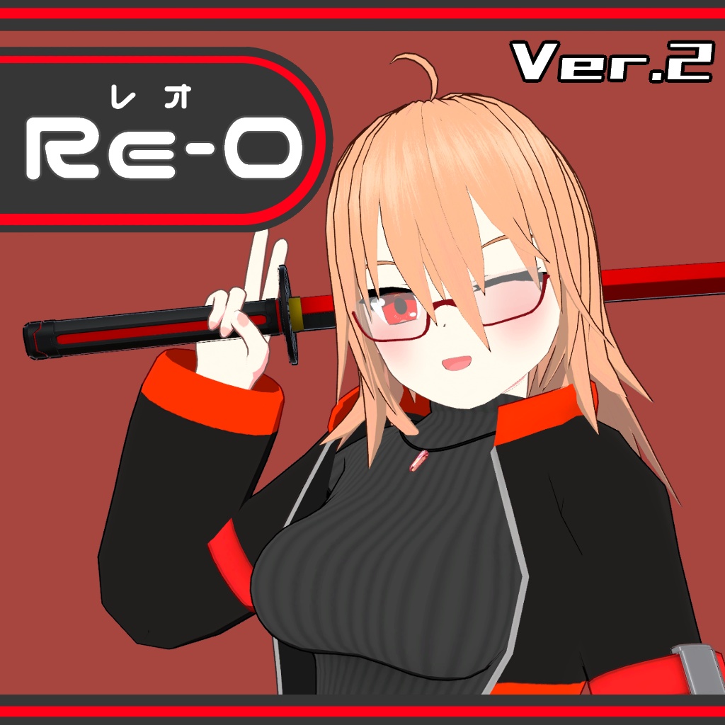 【オリジナル3Dモデル】Re-O/レオ Ver2.1