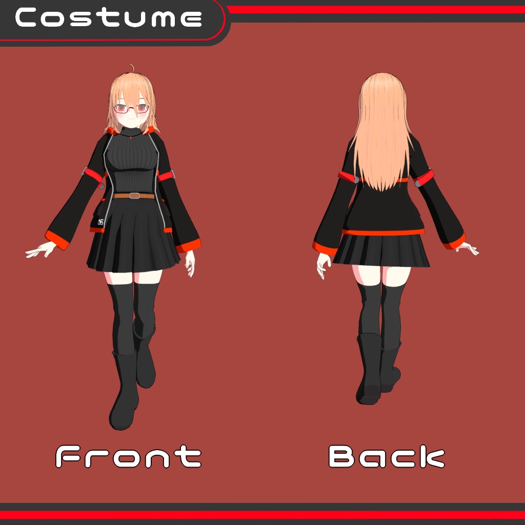 【オリジナル3Dモデル】Re-O/レオ Ver2.1