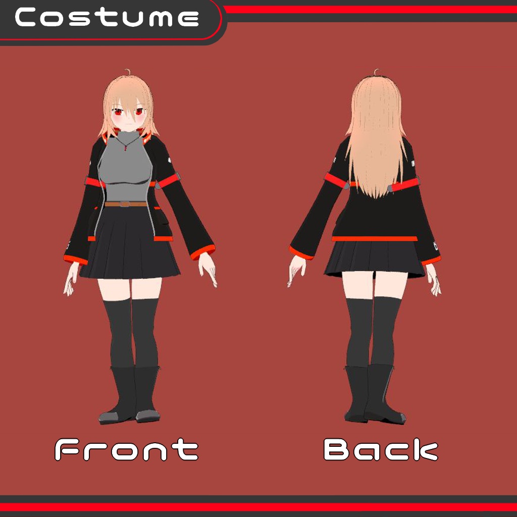 【オリジナル3Dモデル】Re-O/レオ Ver2.1