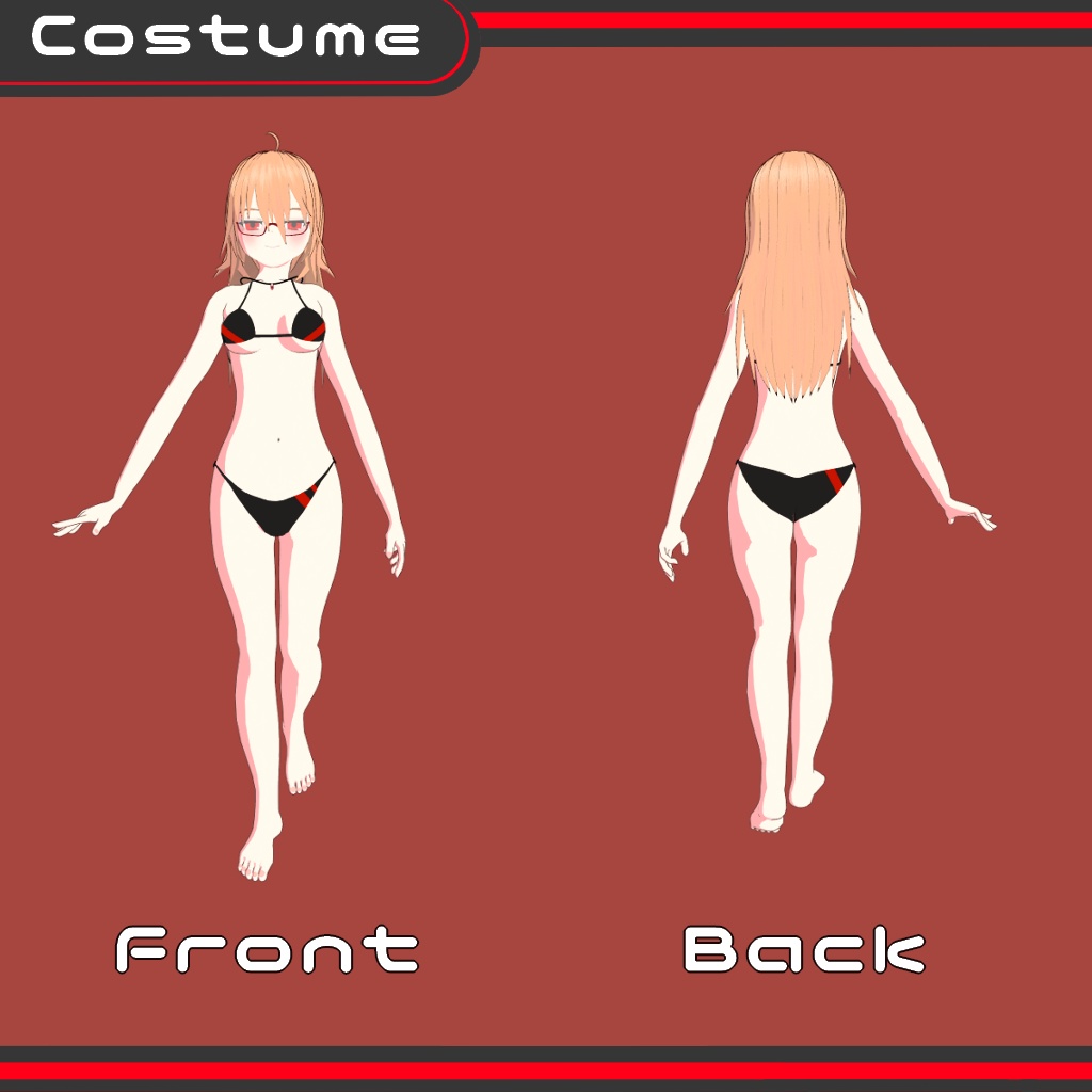 【オリジナル3Dモデル】Re-O/レオ Ver2.1