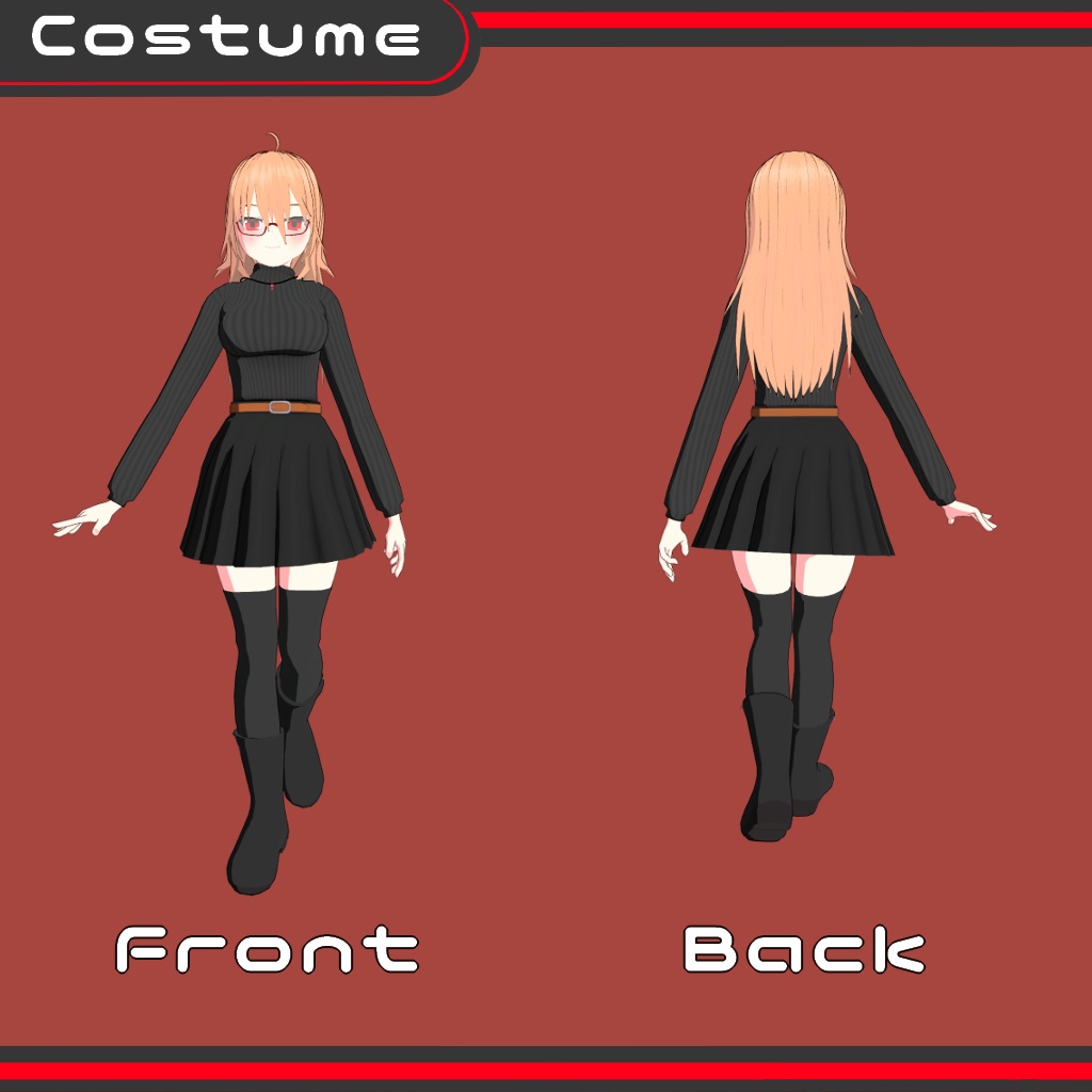 【オリジナル3Dモデル】Re-O/レオ Ver2.1