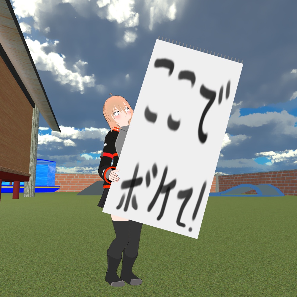 【VRC想定3Dモデル】PBで伸びる!スケブカンペ