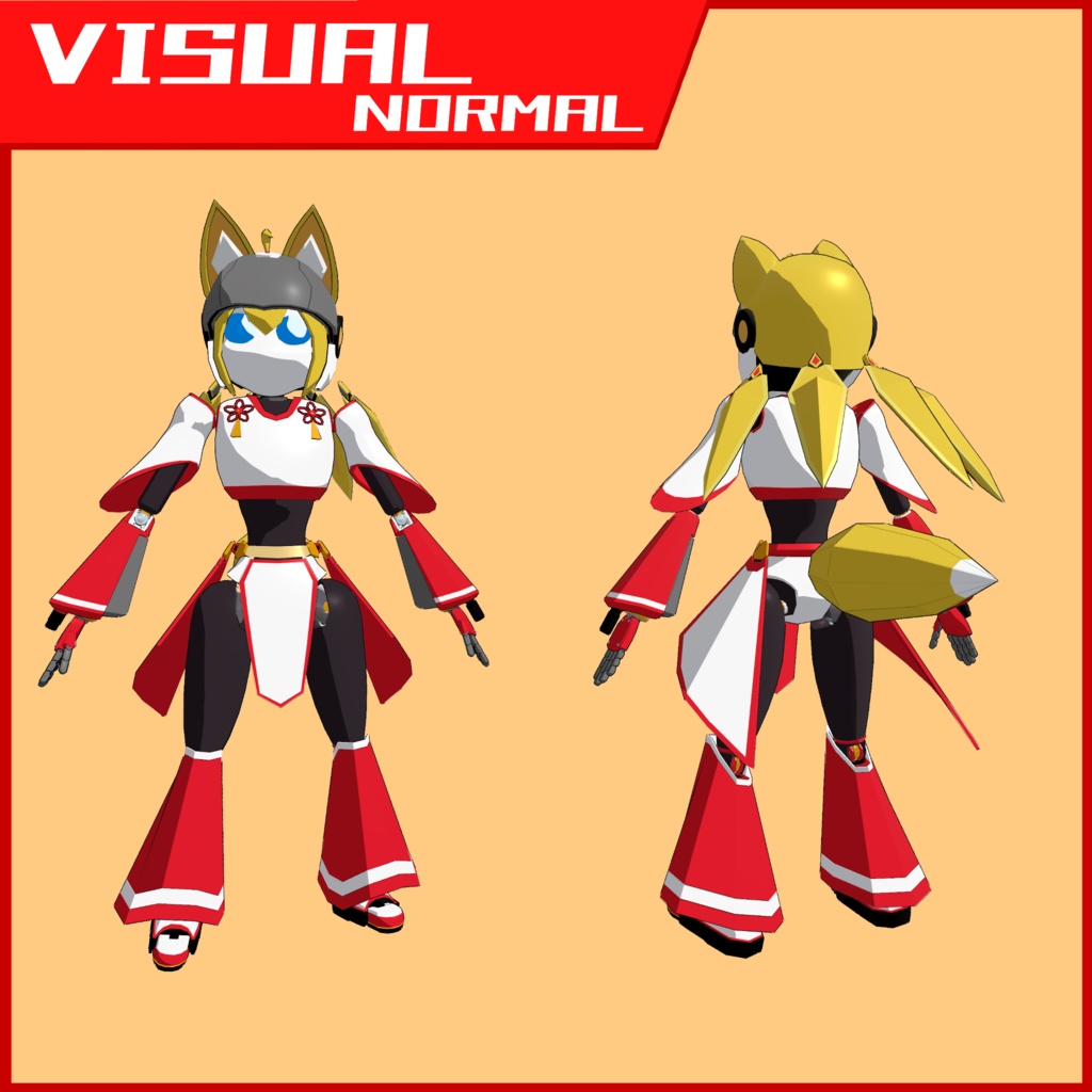 オリジナル3Dモデル「V-Mech/KO-YAN」Ver1.0【VRChat想定】