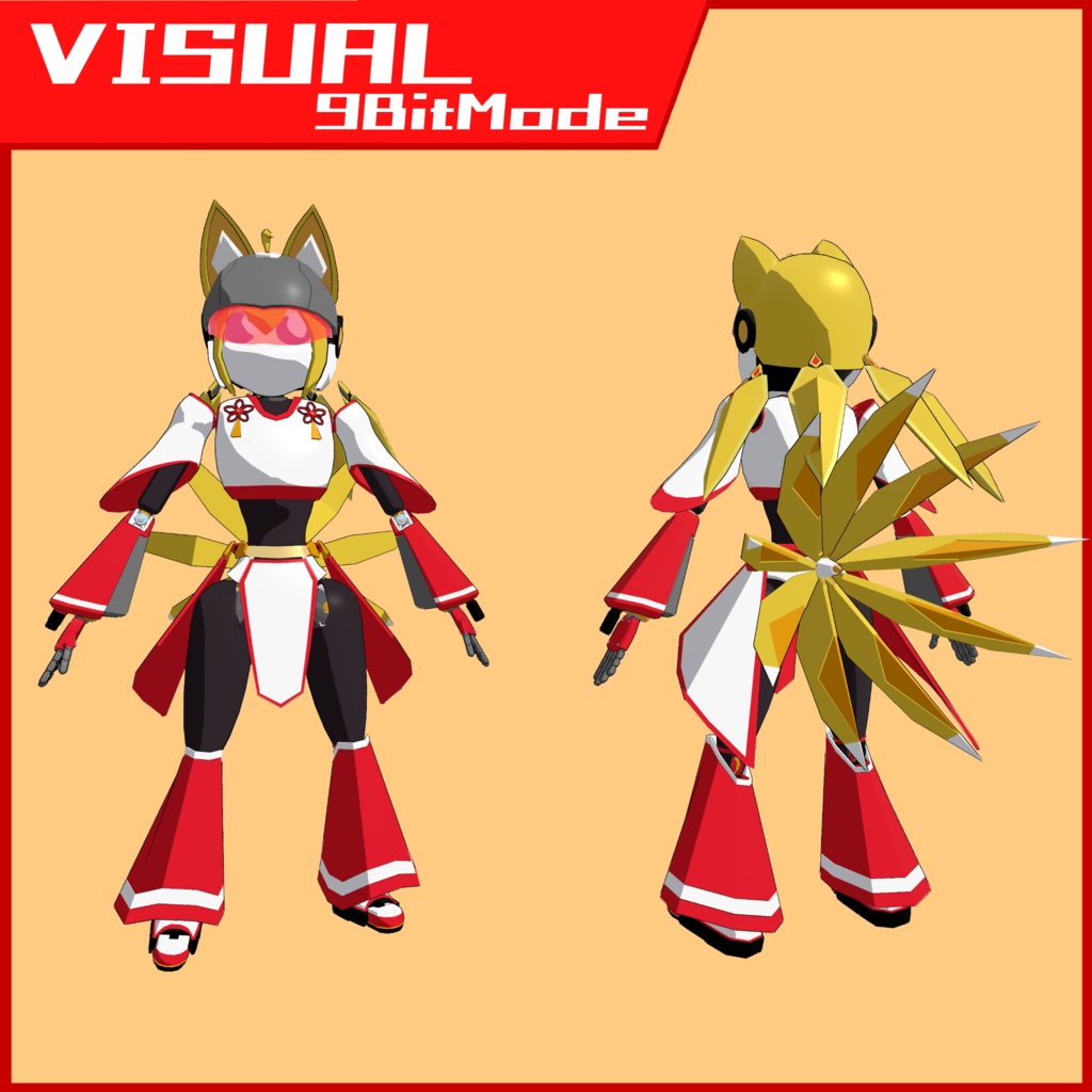 オリジナル3Dモデル「V-Mech/KO-YAN」Ver1.0【VRChat想定】