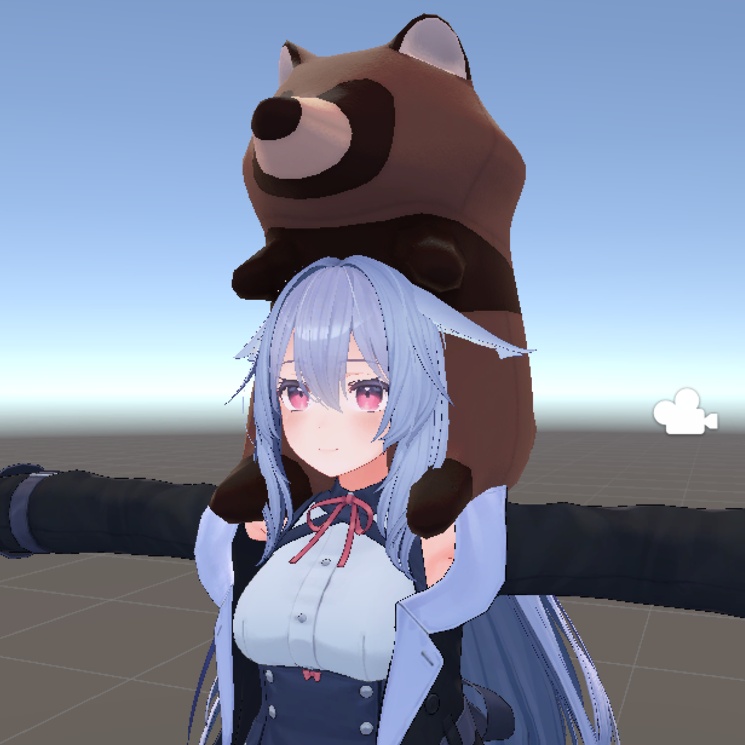 【3Dモデル】たぬきのぬいぐるみ【VRC想定】