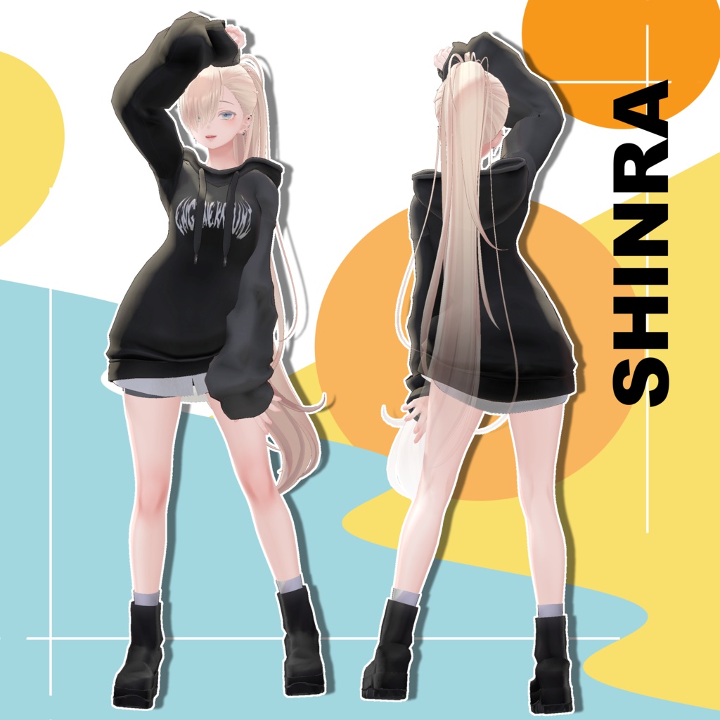 【ギミック付き】バリエーション5種!!えんかずパーカー【16アバター対応】