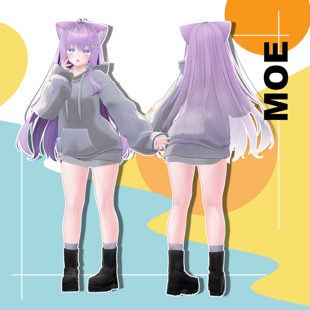 【ギミック付き】バリエーション5種!!えんかずパーカー【16アバター対応】