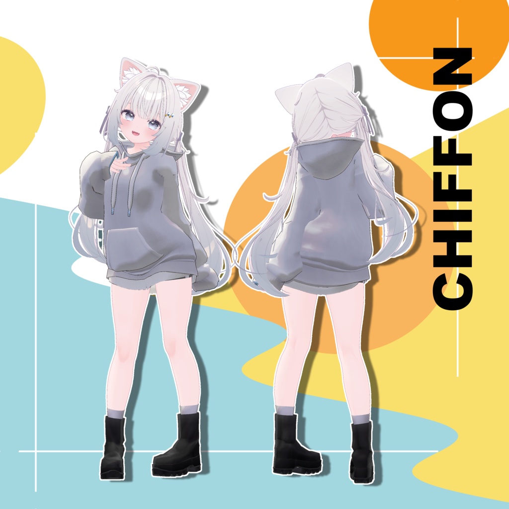 【ギミック付き】バリエーション5種!!えんかずパーカー【16アバター対応】