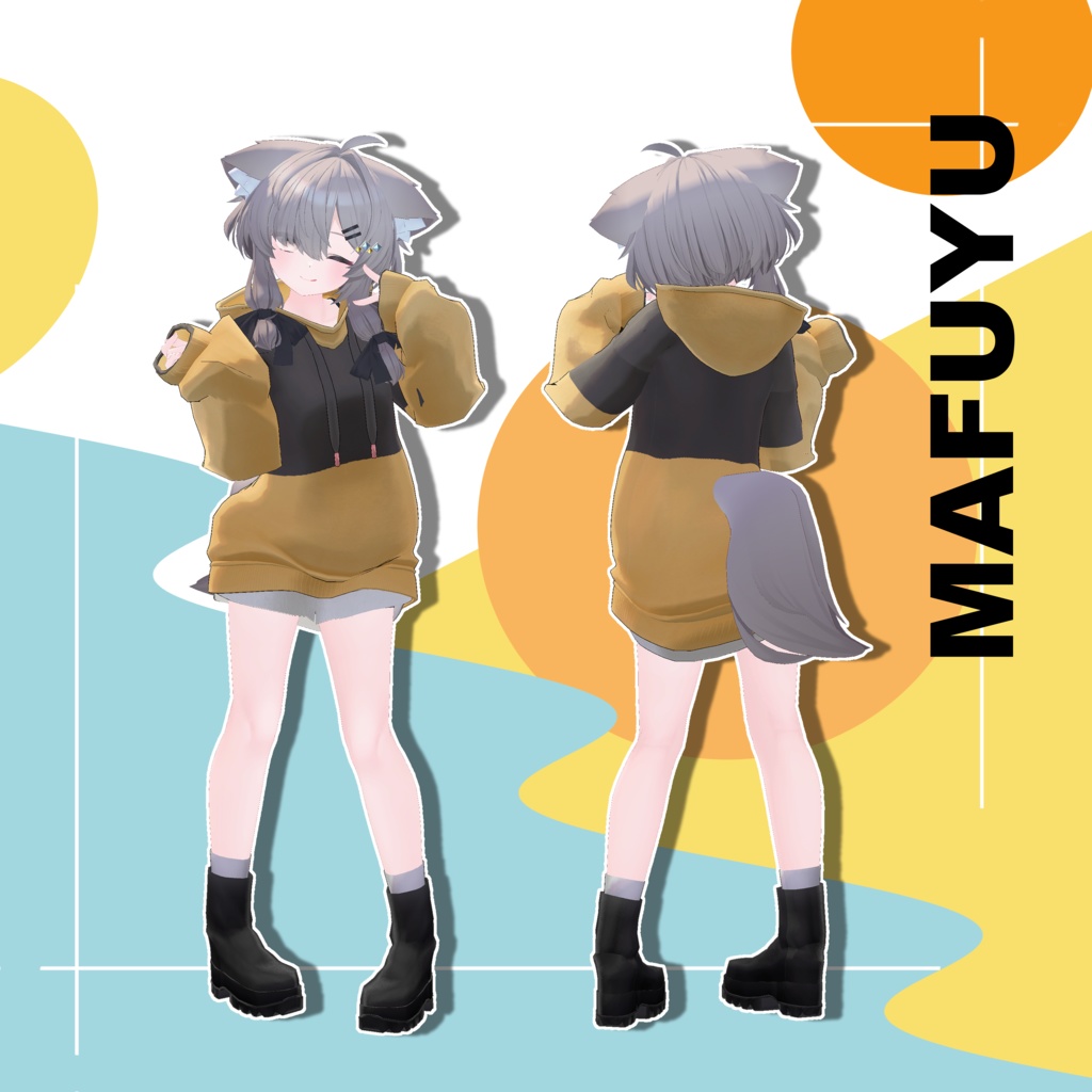 【ギミック付き】バリエーション5種!!えんかずパーカー【16アバター対応】