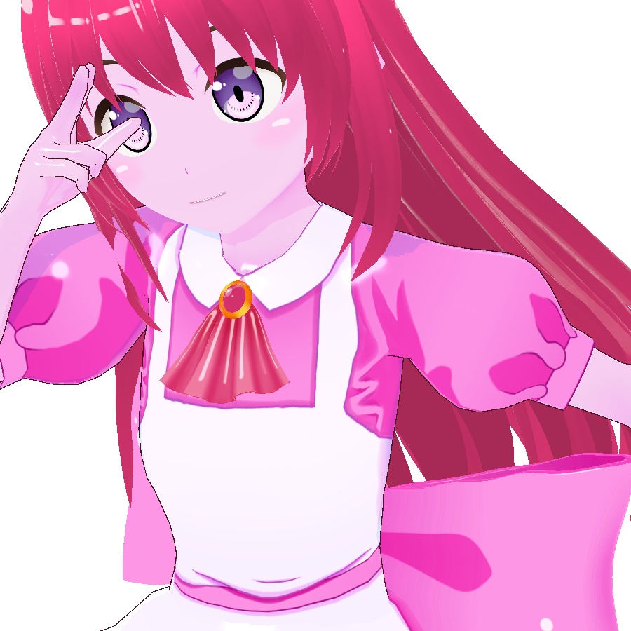 【VRM】ぷにこ【3Dモデル】