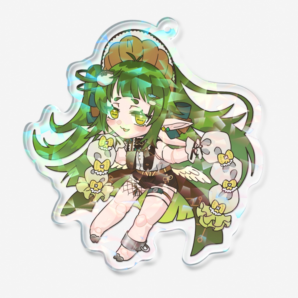 四ッ谷やえ ホログラムアクリルキーホルダー【70mm×70mm】