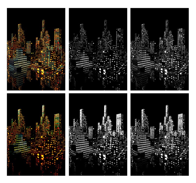 メガロポリスの夜景