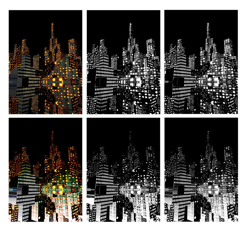 メガロポリスの夜景