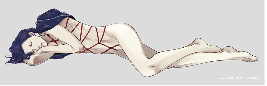 スカーレット・ベリ子「ジェラシー」櫓木の全身抱き枕カバー