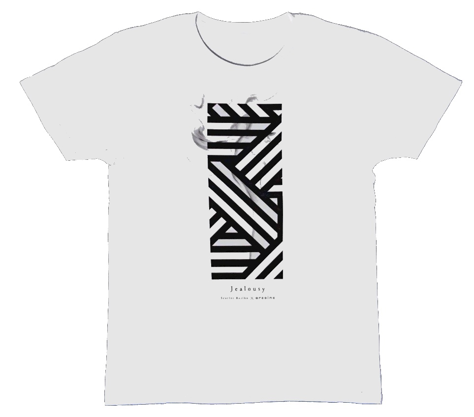 スカーレット・ベリ子「ジェラシー」櫓木が着ているＴシャツ（レディースＭ）（描き下ろしポストカード1枚付）