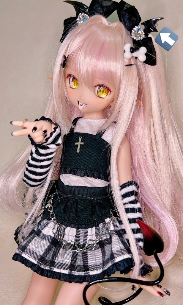 ドール用👿悪魔の羽クリップ