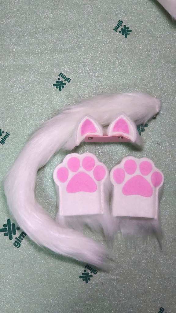にゃんこセット　白　60cm用