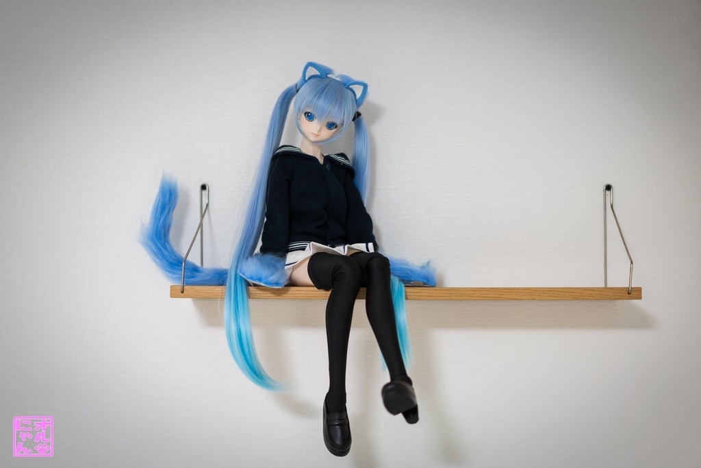 にゃんこセット 青 60cm用