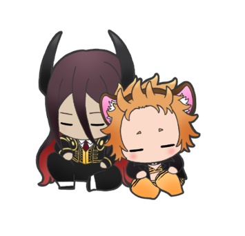丑寅おやすみアクキー