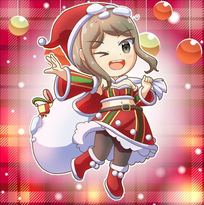 真綾ちゃん クリスマス両面アクキー