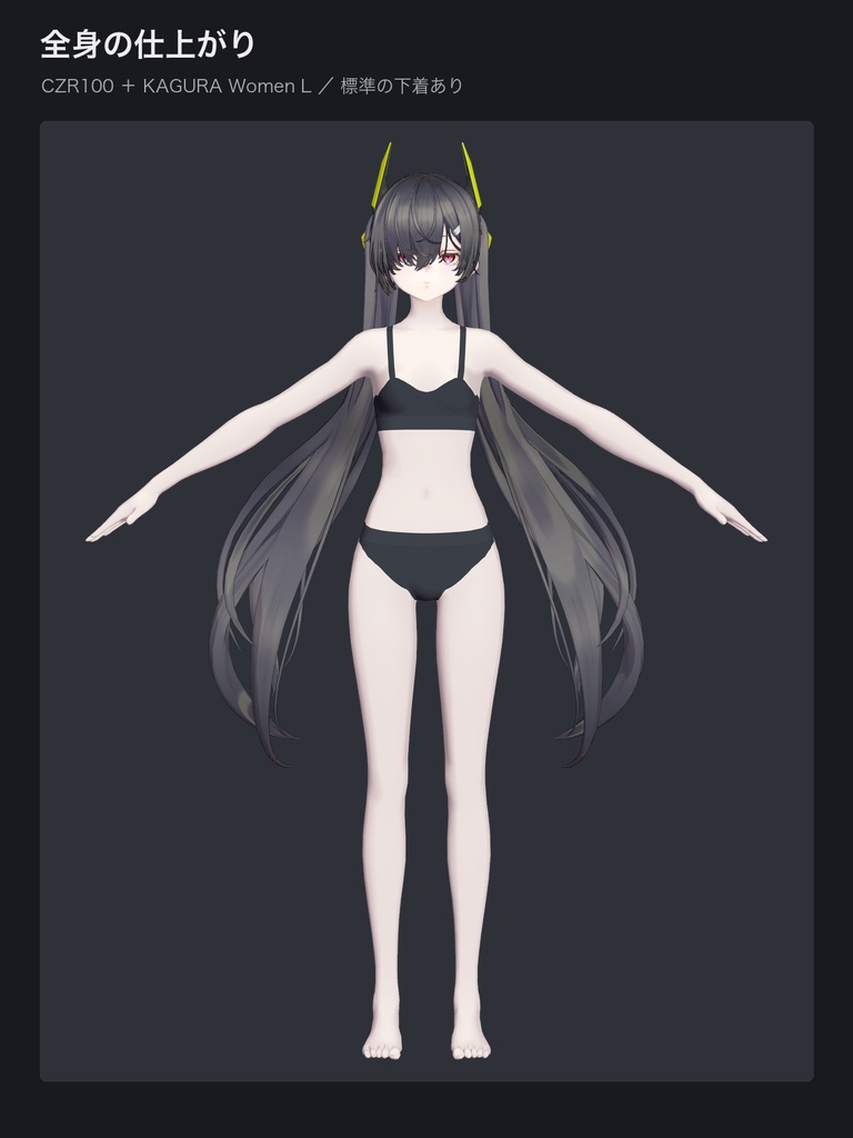 【YMファンメイド】人肌ボディテクスチャ【CZR100向け / Women L】