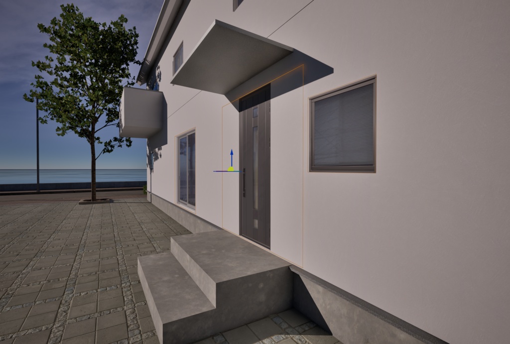 Twinmotion Decals Windows and Door SET デカール 窓・エントランスドアSET