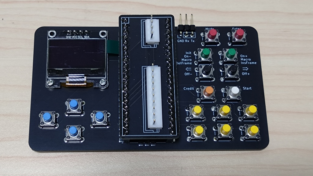 アーケードゲーム基板向け連射/マクロ装置(PicoRapidX)