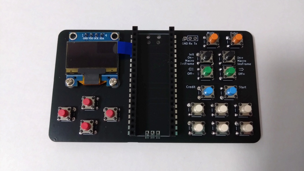 アーケードゲーム基板向け連射/マクロアプリ(PicoRapidX2)用JAMMA中間ボード