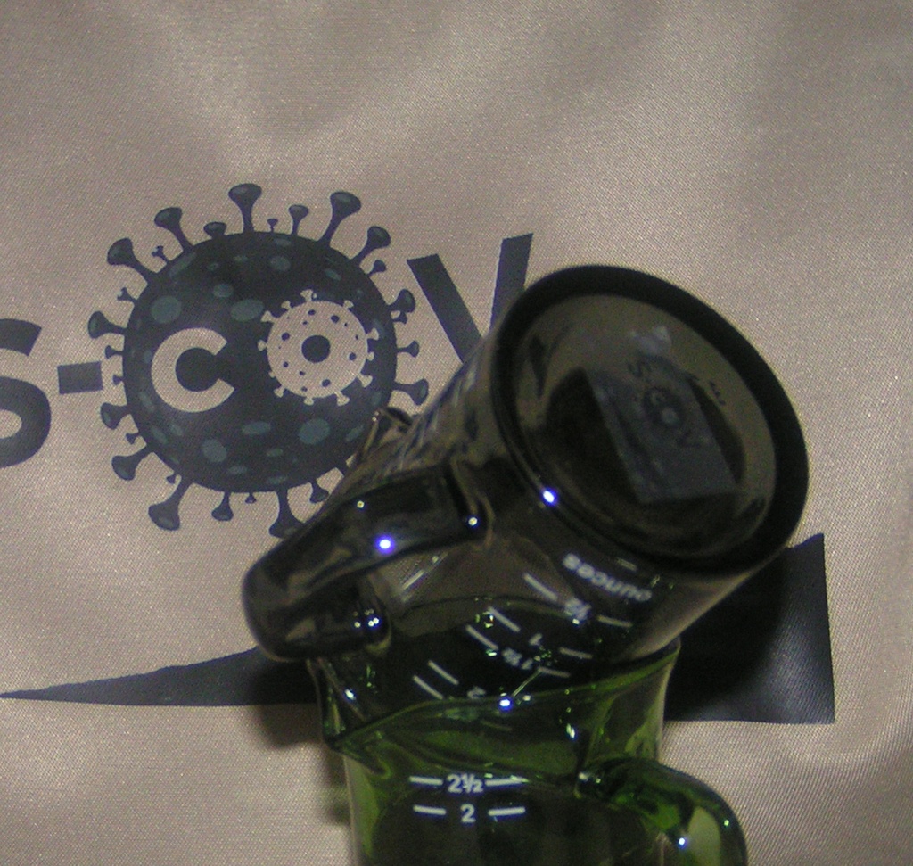 【取っ手付き】計量メモリ エスプレッソショットグラス 70cc【ガラス製】