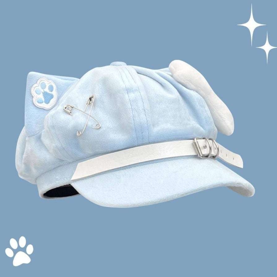 ゆめかわ♡全4カラー サブカル系猫耳キャップ komono7