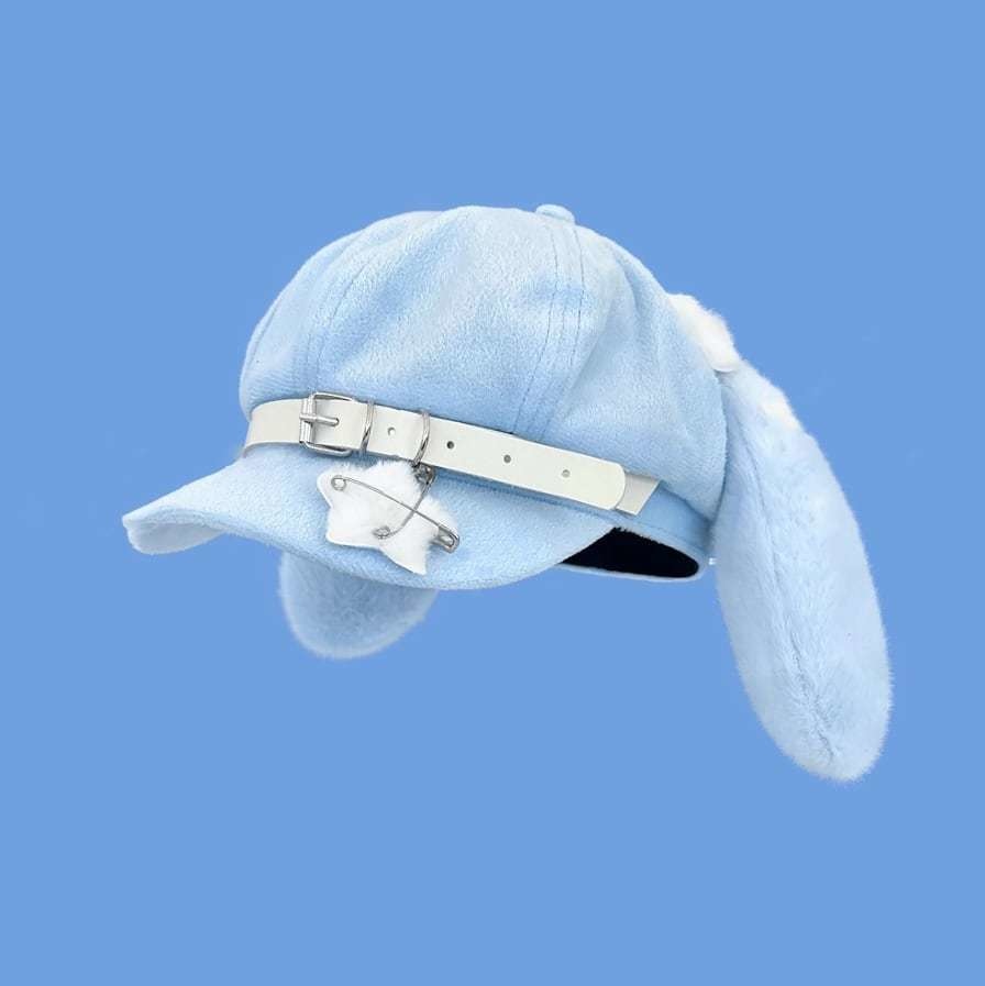 ゆめかわ♡全4カラー サブカル系もこもこキャップ komono6