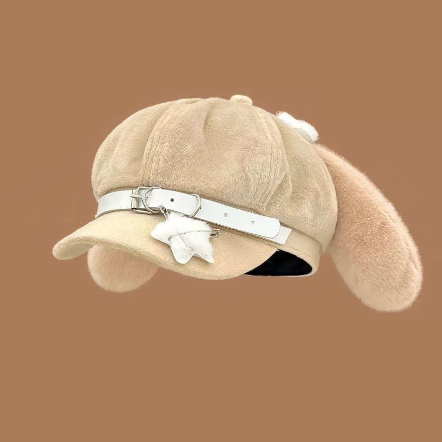 ゆめかわ♡全4カラー サブカル系もこもこキャップ komono6