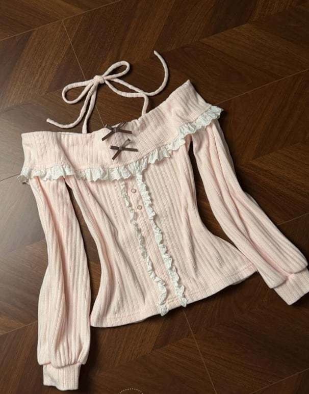 送料無料♡オフショルトップス&オーバーオールスカート set35★