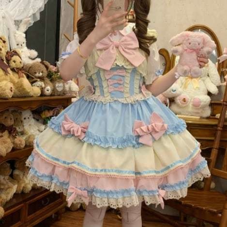 送料無料♡ハイウエストロリィタJSK wanpi92★