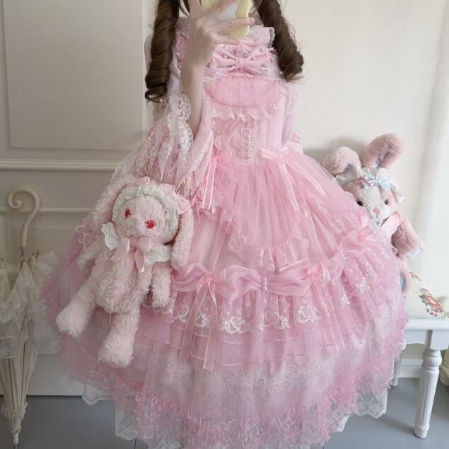 送料無料♡全2カラー ミモレ丈チュールワンピース wanpi62★