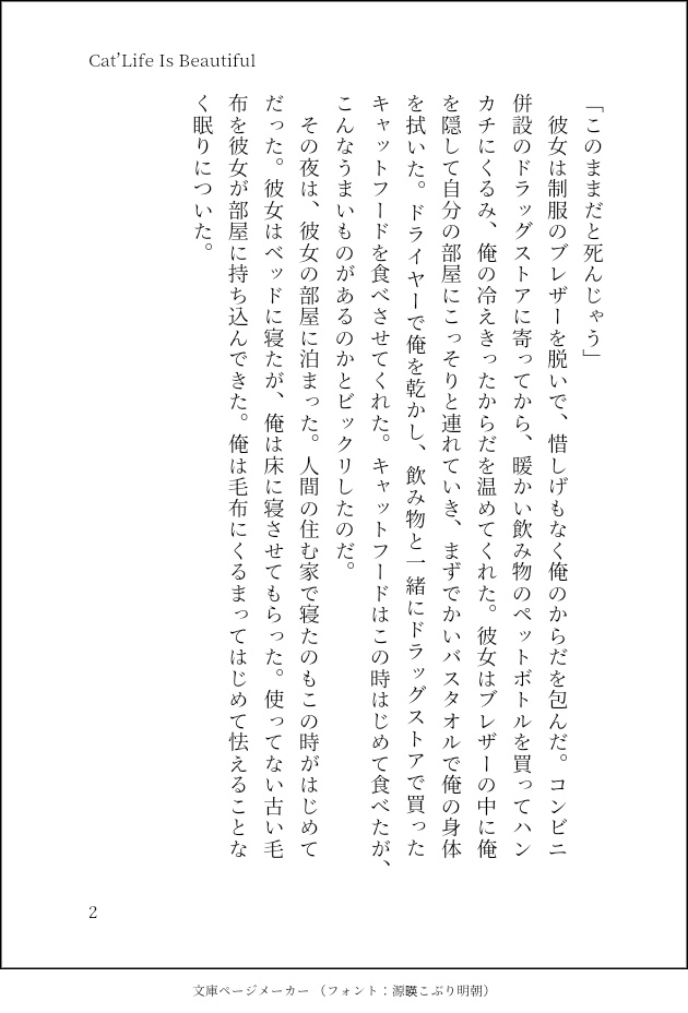 Cat's Life Is Beautiful