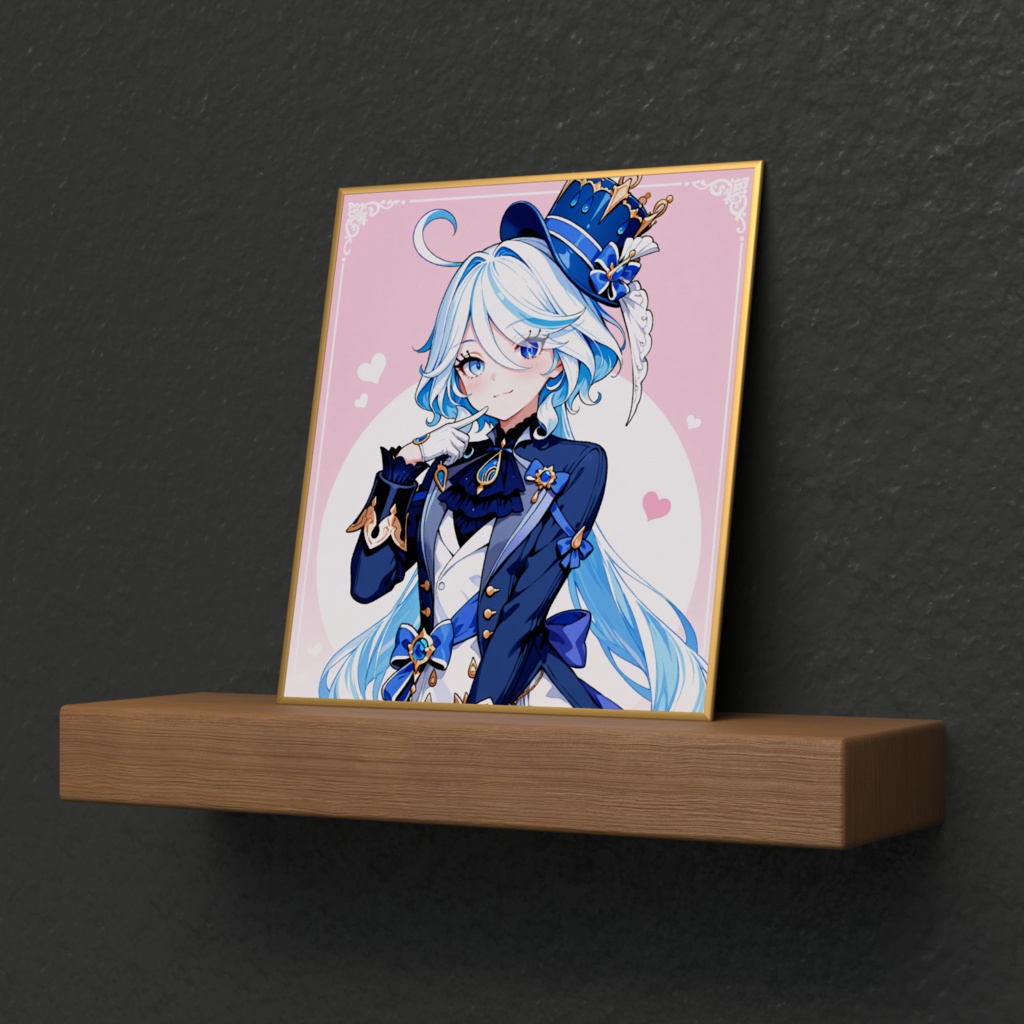 原神 フリーナ ミニ色紙