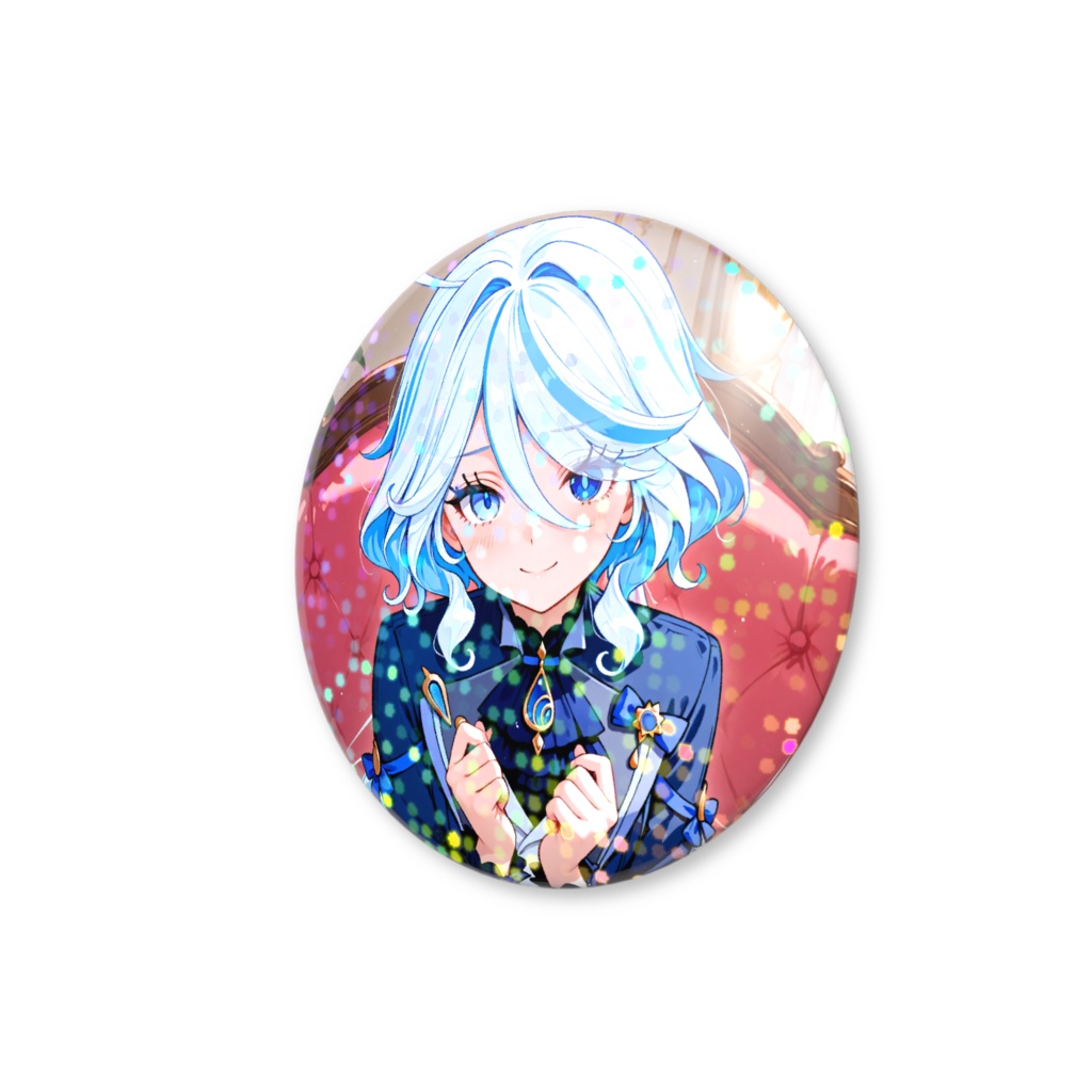 原神 フリーナ ホログラム缶バッジ