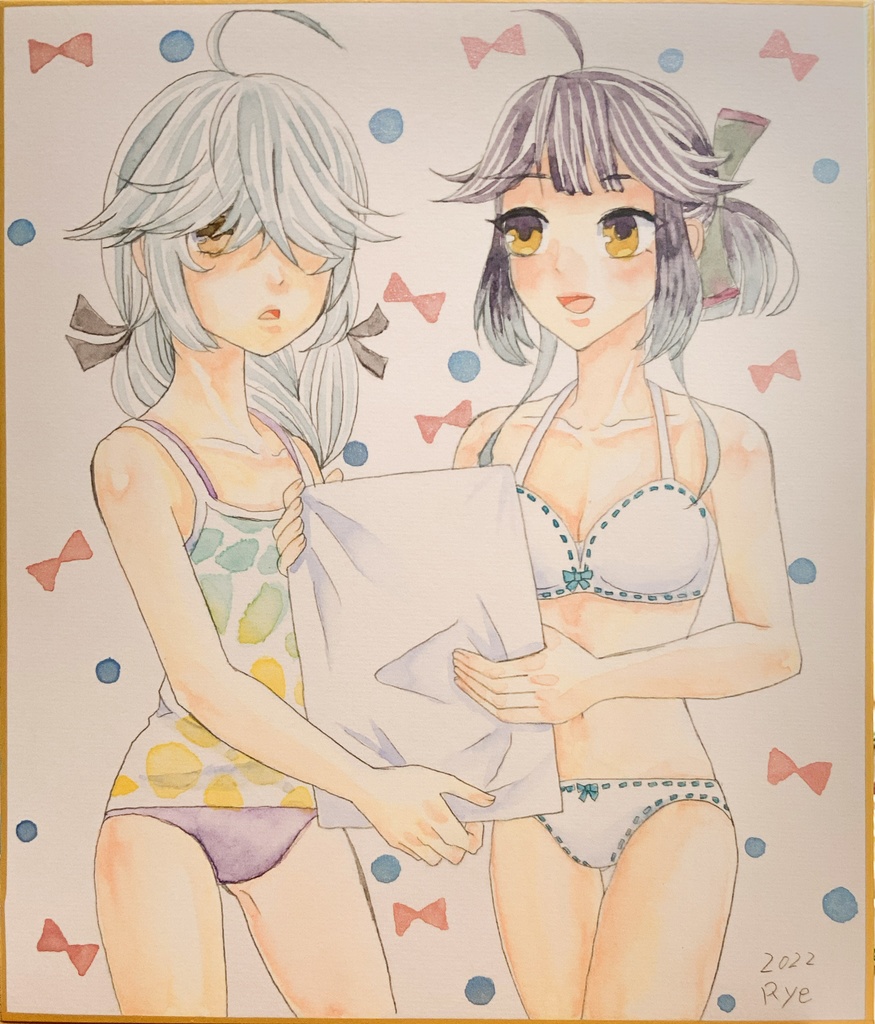 イラストリクエスト。オーダーイラスト。ハガキ、色紙サイズ、A5サイズ水彩画