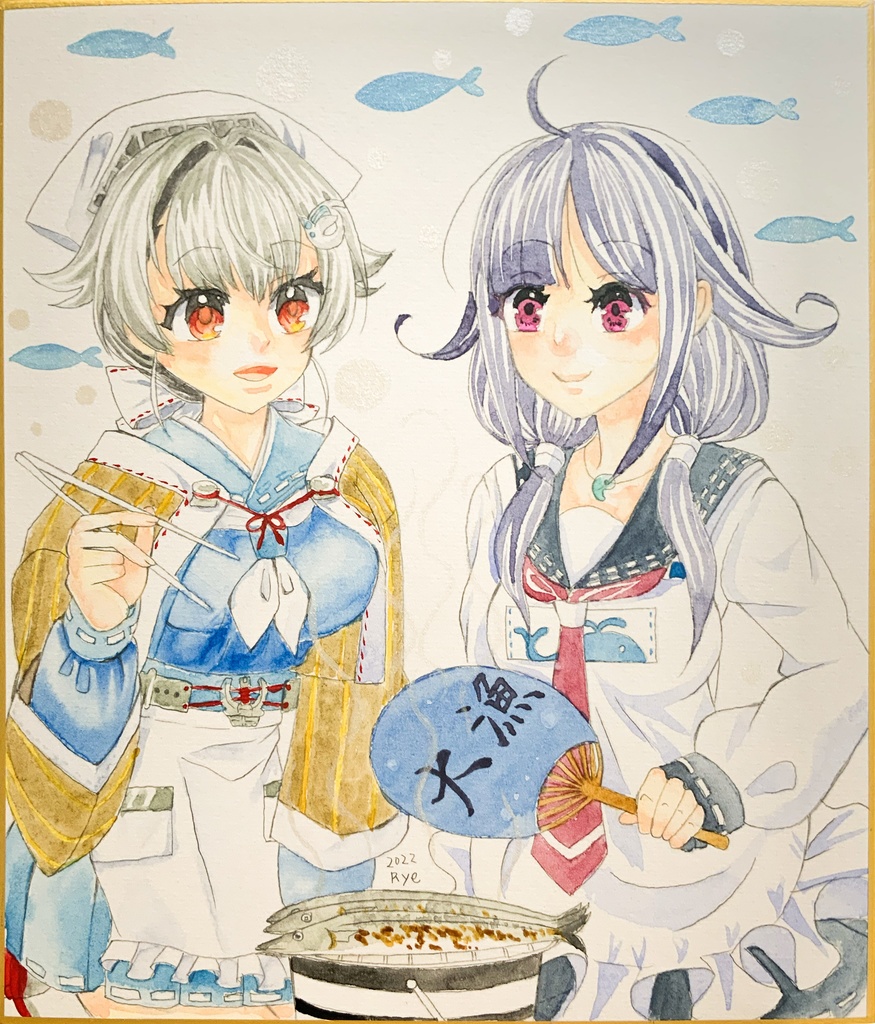 イラストリクエスト。オーダーイラスト。ハガキ、色紙サイズ、A5サイズ水彩画