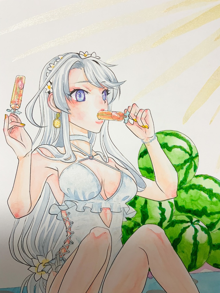 イラストリクエスト。オーダーイラスト。水彩画B5サイズ・A4サイズ