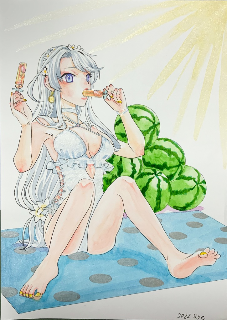 イラストリクエスト。オーダーイラスト。水彩画B5サイズ・A4サイズ