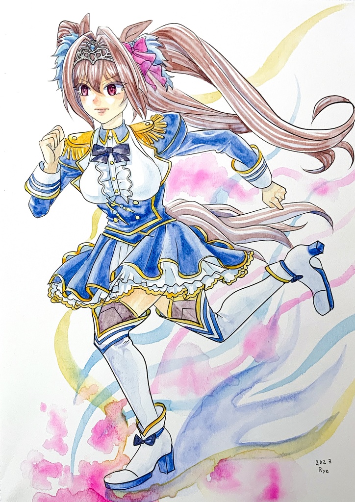 イラストリクエスト。オーダーイラスト。水彩画B5サイズ・A4サイズ