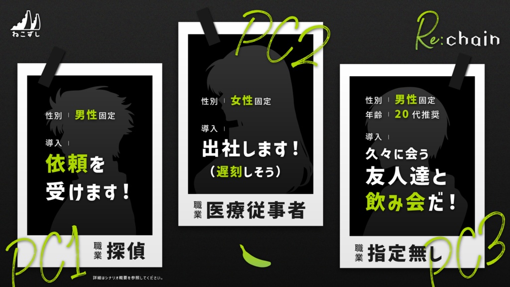 Re:chain 【クトゥルフ神話TRPG】 SPLL:E198514