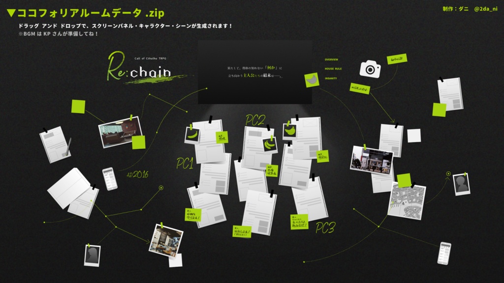 Re:chain 【クトゥルフ神話TRPG】 SPLL:E198514