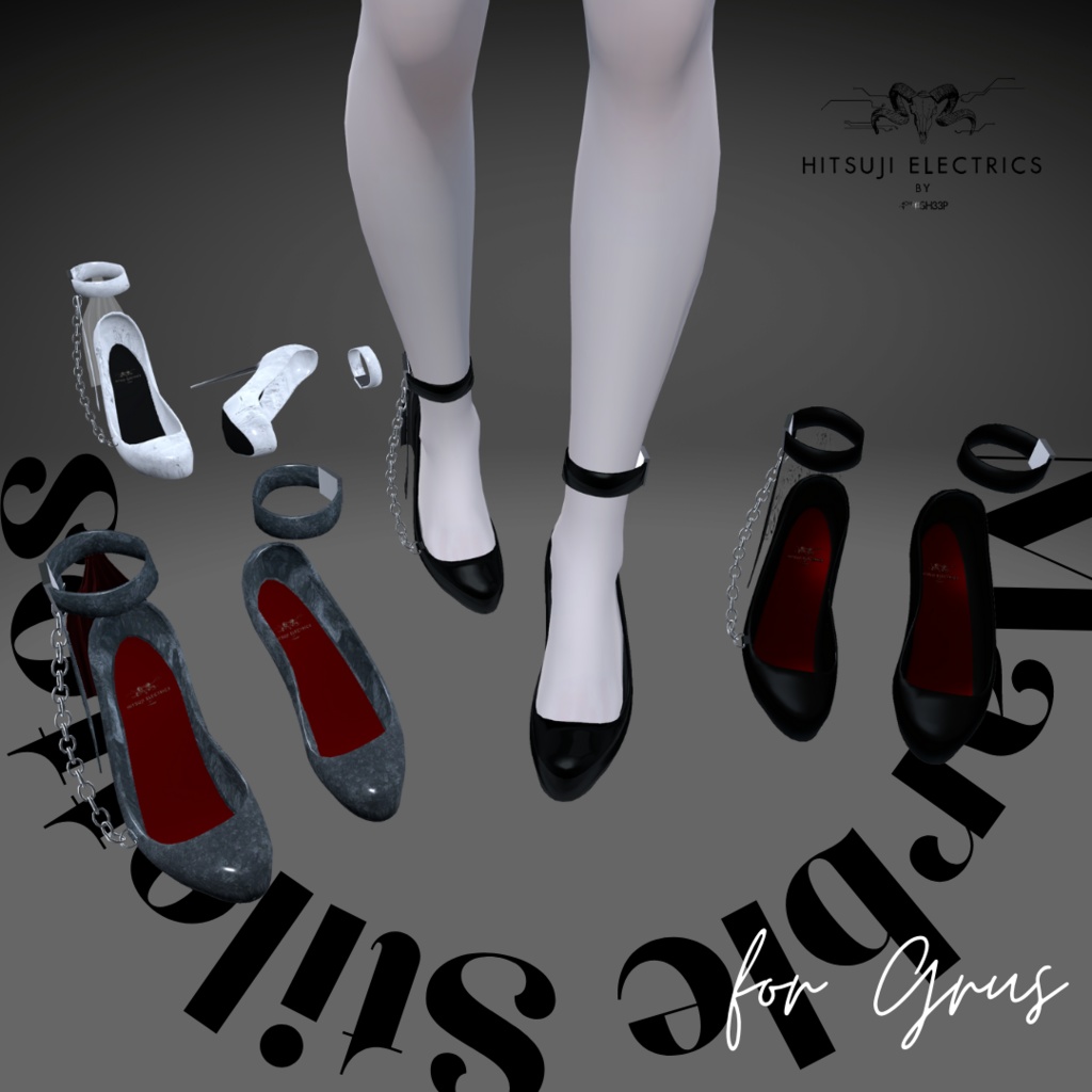 【Grus専用】Marble Stilettos for Grus