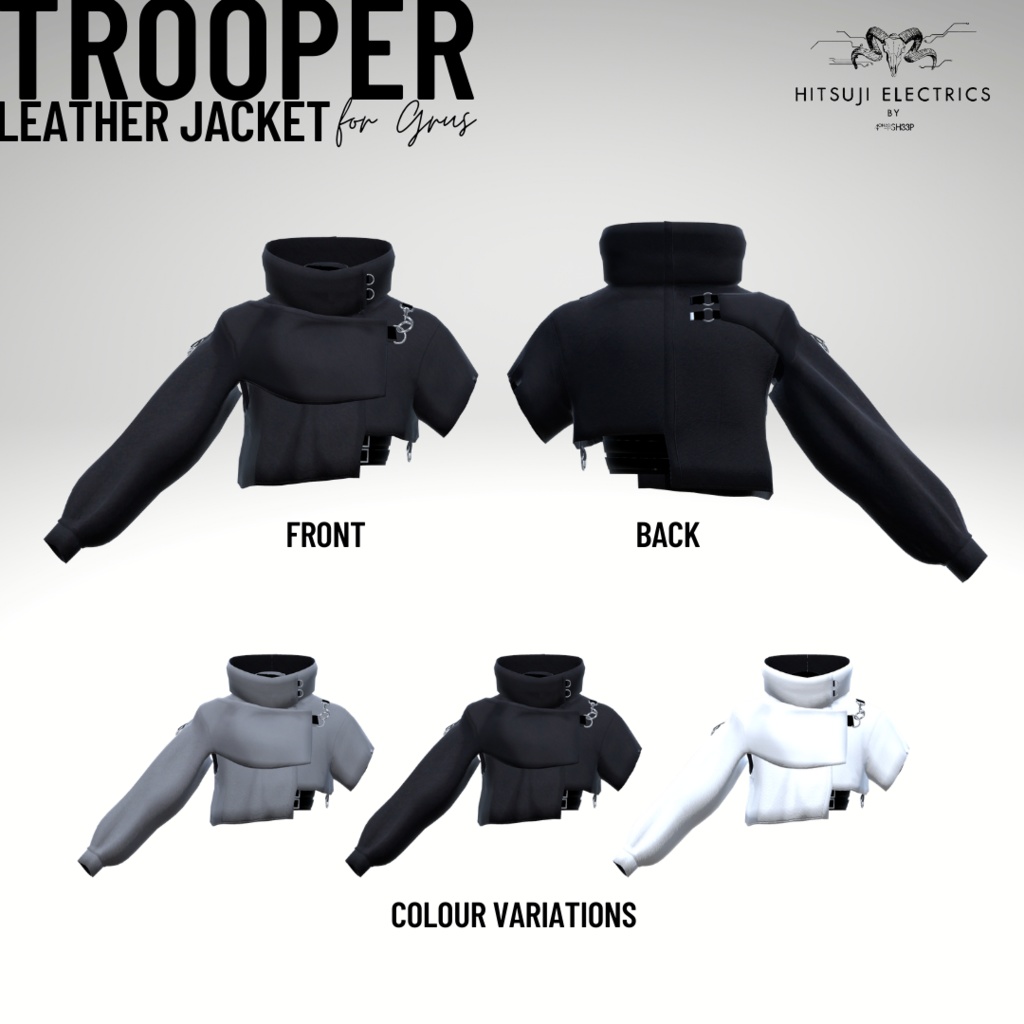 【Grus専用】TROOPER Leather Jacket For Grus