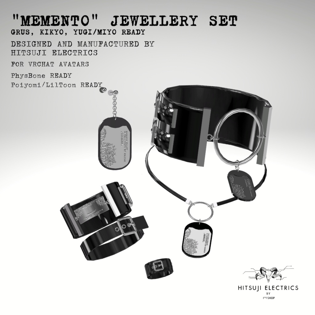 MEMENTO Jewellery Set【Grus&桔梗&ユギ/ミヨPrefab有】