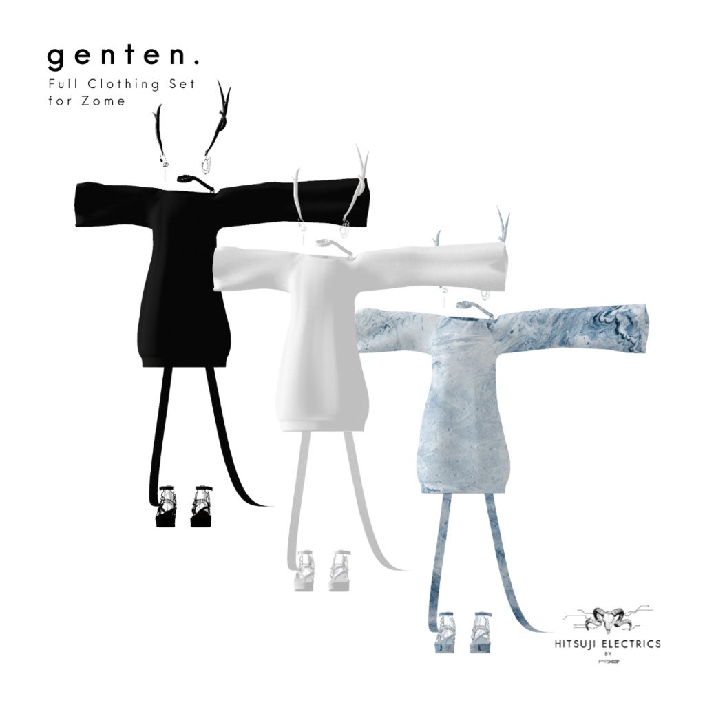 genten. Full Clothing Set for Zome【ゾメちゃん対応】