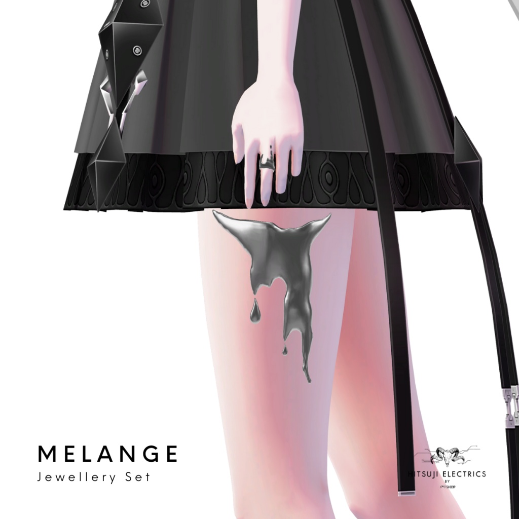 【4アバター対応】MELANGE Jewellery Set 【Grus/ユギ・ミヨ/桔梗/ゾメちゃん】